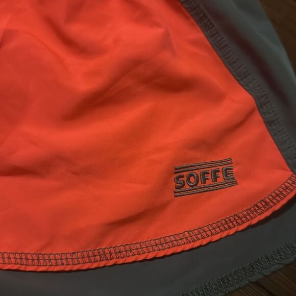 Soffe Red and Gray Athletic Shorts - LIKE NEW - Running Short - Light Weight - Picture 2 of 4
